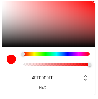 Color Picker Input Example